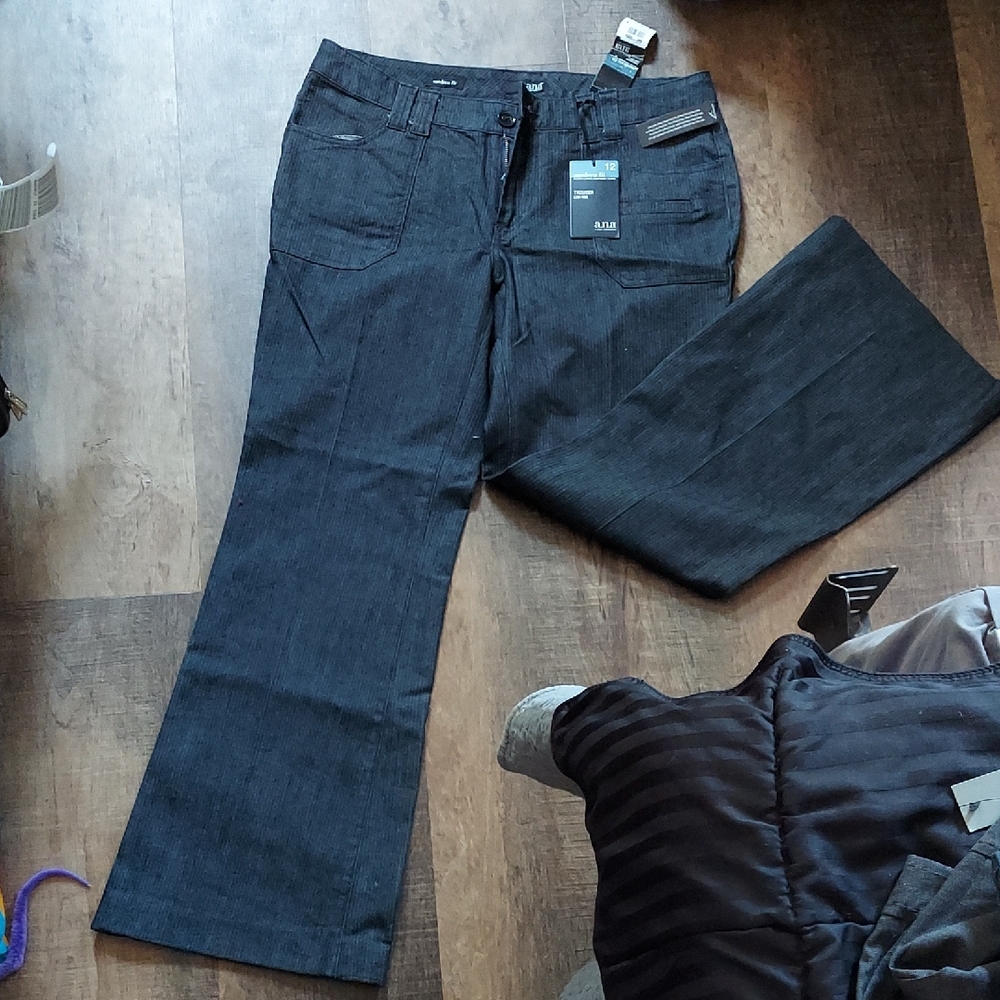 a.n.a Deep Indigo Trousers